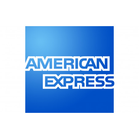 Paiement par carte Américan Express accepté - 20x12.3cm - Sticker/autocollant