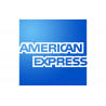 Paiement carte Américan Express accepté - 20x12.3cm - Sticker/autocollant