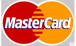 Paiement carte MasterCard accepté - 10x6cm - Sticker/autocollant