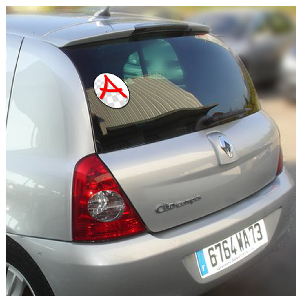 A - Jeune conducteur - Modèle 1 - 15x15cm - Sticker/autocollant