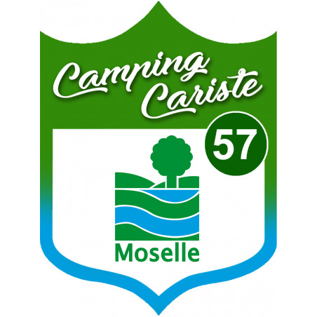 campingcariste Moselle 57 - 10x7.5cm - Sticker/autocollant