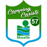 campingcariste Moselle 57 - 10x7.5cm - Sticker/autocollant