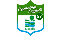 Campingcariste Moselle 57 - 15x11.2cm - Sticker/autocollant