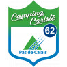 campingcariste Pas de calais 62 - 10x7.5cm - Sticker/autocollant