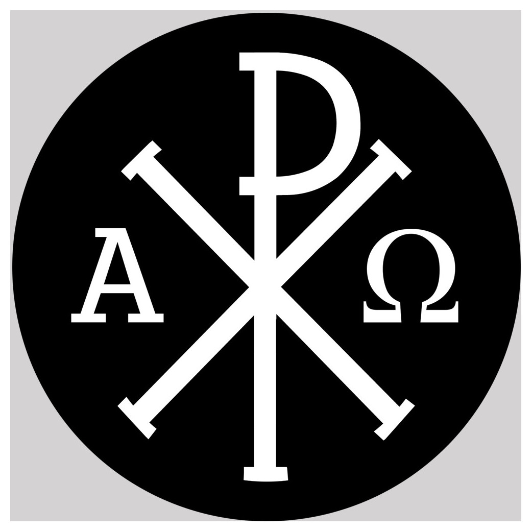 Chrisme - 15cm - Sticker/autocollant