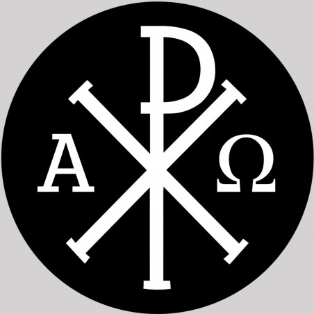 Chrisme - 15cm - Sticker/autocollant