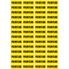 PRIORITAIRE - 56fois 4.8x2cm - Sticker/autocollant