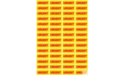 URGENT - 56fois 4.8x2cm - Sticker/autocollant