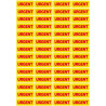URGENT - 56fois 4.8x2cm - Sticker/autocollant