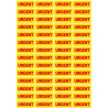 URGENT - 56fois 4.8x2cm - Sticker/autocollant