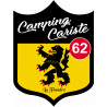 Campingcariste Flandre 62 - 15x11.2cm - Sticker/autocollant