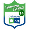 Campingcariste Calvados 14 - 15x11,2cm - Sticker/autocollant