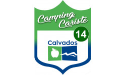 Campingcariste Calvados 14 - 10x7,5cm - Sticker/autocollant