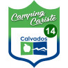 Camping car Calvados 14 - 10x7,5cm - Sticker/autocollant