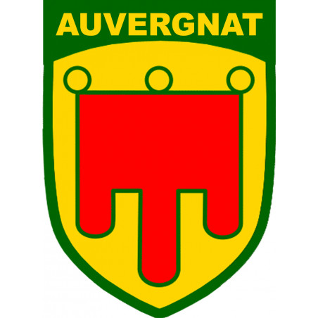 Auvergnat - 15x11cm - Sticker/autocollant