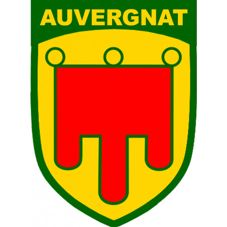 Auvergnat - 10x7.3cm - Sticker/autocollant
