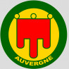 Auvergne - 20cm - Sticker/autocollant