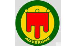 Auvergne - 5cm - Sticker/autocollant