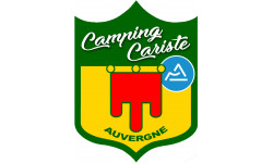 campingcariste Auvergne - 20x15cm - Sticker/autocollant