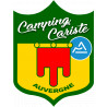 Camping car Auvergne - 20x15cm - Sticker/autocollant