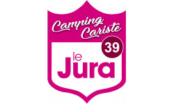 campingcariste Jura 39 - 20x15cm - Sticker/autocollant