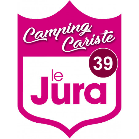 campingcariste Jura 39 - 15x11.2cm - Sticker/autocollant