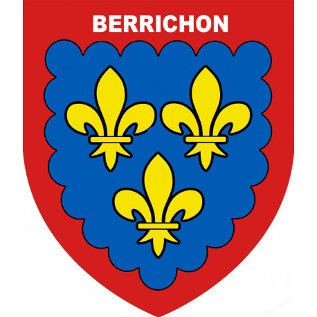 Blason Berrichon - 20x17cm - Sticker/autocollant