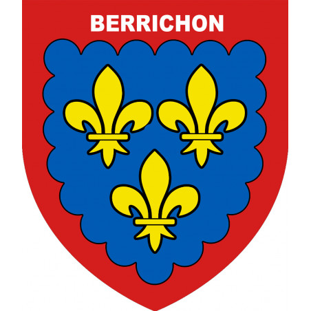 Blason Berrichon - 20x17cm - Sticker/autocollant