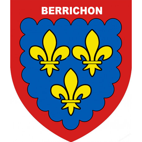 Blason Berrichon - 15x12.8cm - Sticker/autocollant