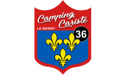 Campingcariste du Berry 36 Indre - 20x15cm - Sticker/autocollant