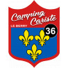 Campingcariste du Berry 36 Indre - 20x15cm - Sticker/autocollant