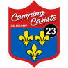 Campingcariste du Berry 23 Creuse - 20x15cm - Sticker/autocollant