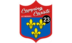 Camping cariste bu Berry 23 Creuse - 15x11.2cm - Sticker/autocollant