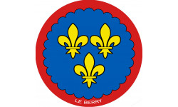 Blason du Berry - 10 cm - Sticker/autocollant