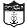 Campingcariste Camargue - 20x15cm - Sticker/autocollant