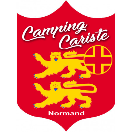 Campingcariste Normandie - 20x15cm - Sticker/autocollant