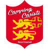 campingcariste Normandie - 15x11.2cm - Sticker/autocollant