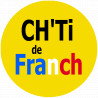 Ch'ti et Chtimi - 20cm - Sticker/autocollant