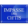 Impasse des Ch tis - 20x13,2 cm - Sticker/autocollant