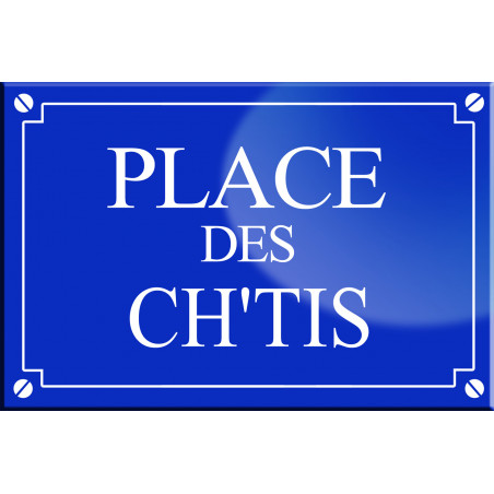 Place des Ch'tis - 20x13,2 cm - Sticker/autocollant