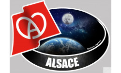 ALSACE - 10X14cm - Sticker/autocollant