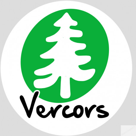 Logo du Vercors - 20cm - Sticker/autocollant