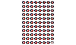 série 88 produits Alsacien cigogne - 2cm - Sticker/autocollant