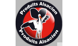 produits Alsacien cigogne - 20cm - Sticker/autocollant