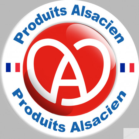 produits Alsacien - 15cm - Sticker/autocollant