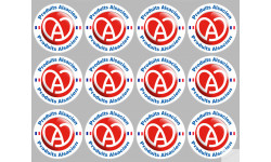 Produits Alsacien cigogne - 12fois 5cm - Sticker/autocollant