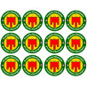 Produits d'Auvergne - 12fois 5cm - Sticker/autocollant