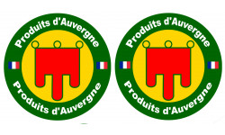 série Produits d'Auvergne - 10cm - Sticker/autocollant