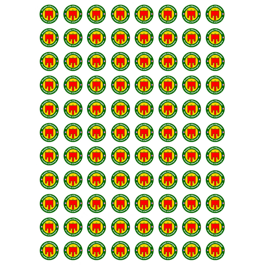 Produits d'Auvergne - 88fois 2cm - Sticker/autocollant