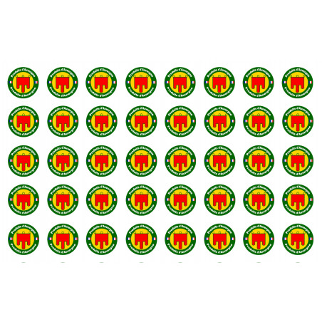 Produits d'Auvergne - 40fois 2cm - Sticker/autocollant